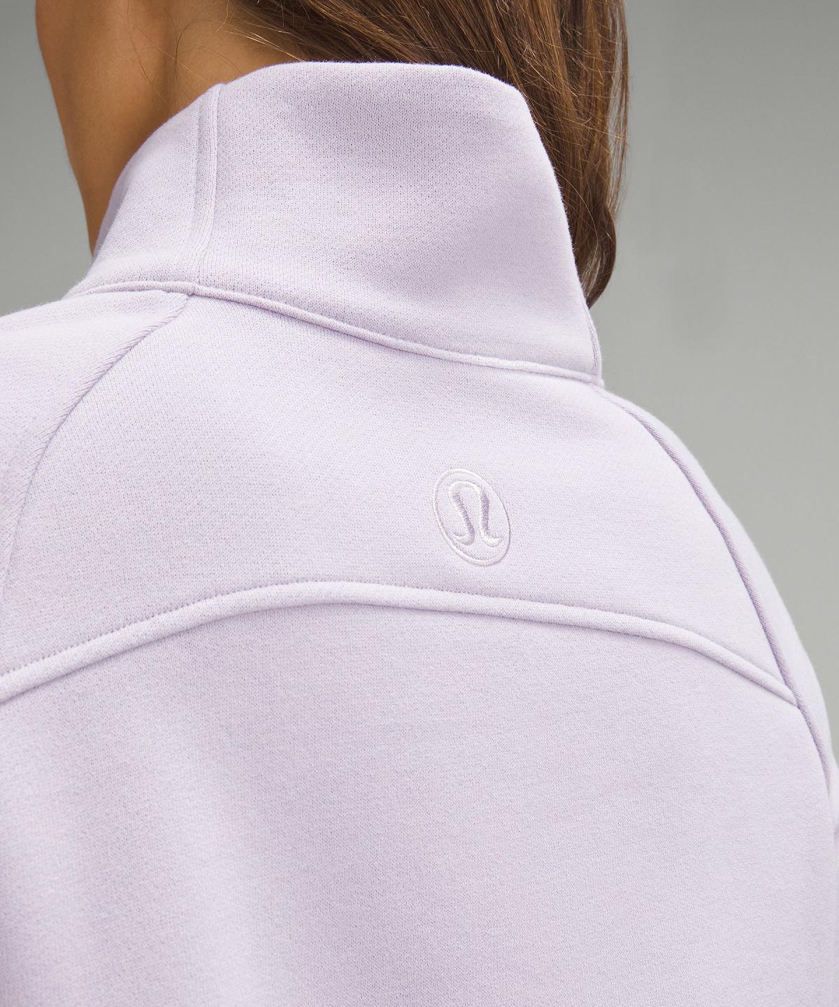 Felpe Con Cappuccio E Maglioni Donna Lululemon Scuba Oversized Funnel-Neck Half Zip Viola | IT_LuLu71485