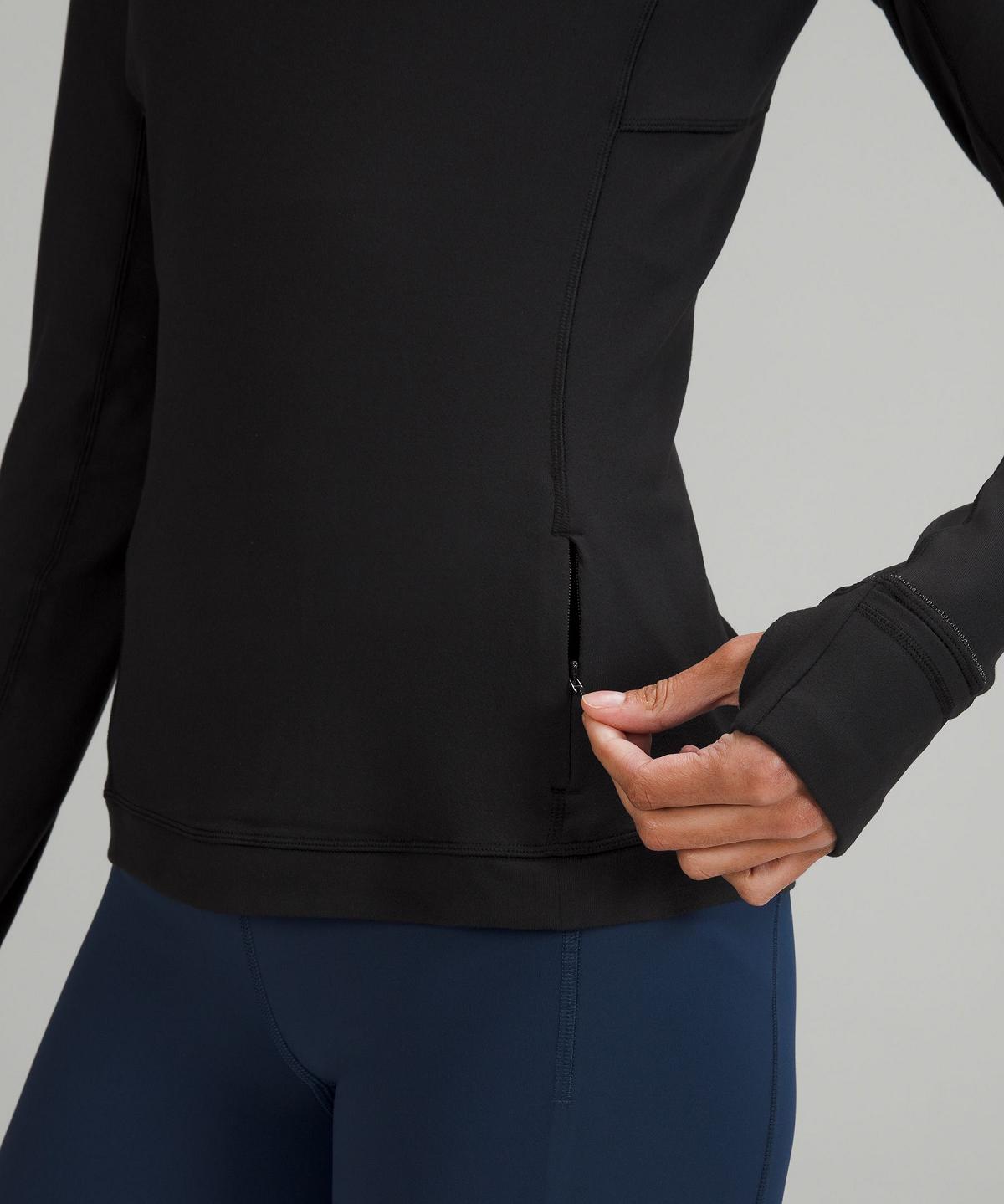 Felpe Con Cappuccio E Maglioni Donna Lululemon It's Rulu Long-Sleeve Nere | IT_LuLu61712