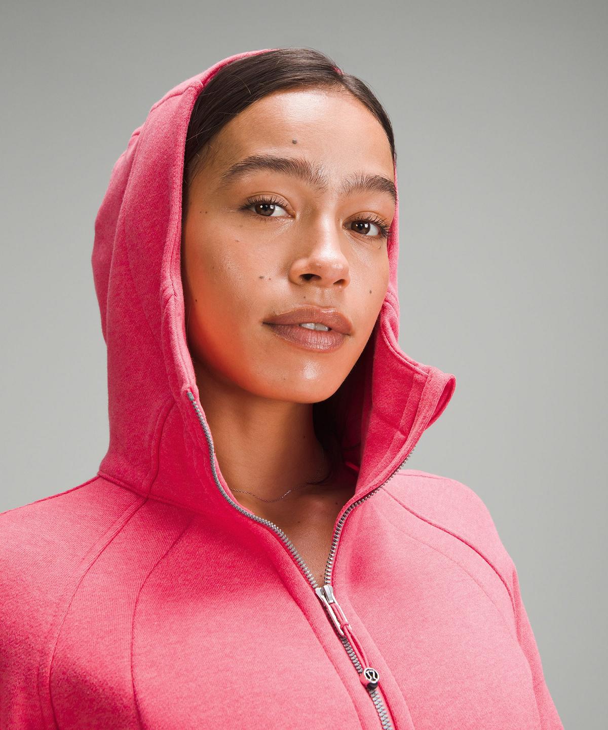 Felpe Con Cappuccio E Maglioni Donna Lululemon Scuba Full-Zip Rosa | IT_LuLu81541