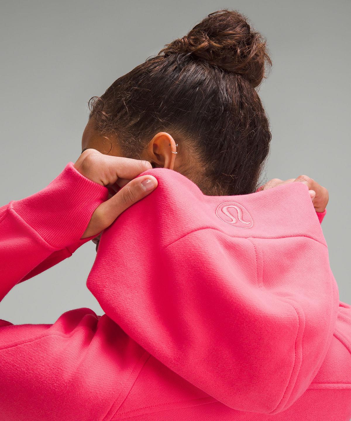 Felpe Con Cappuccio E Maglioni Donna Lululemon Scuba Oversized Half-Zip Rosa | IT_LuLu11947