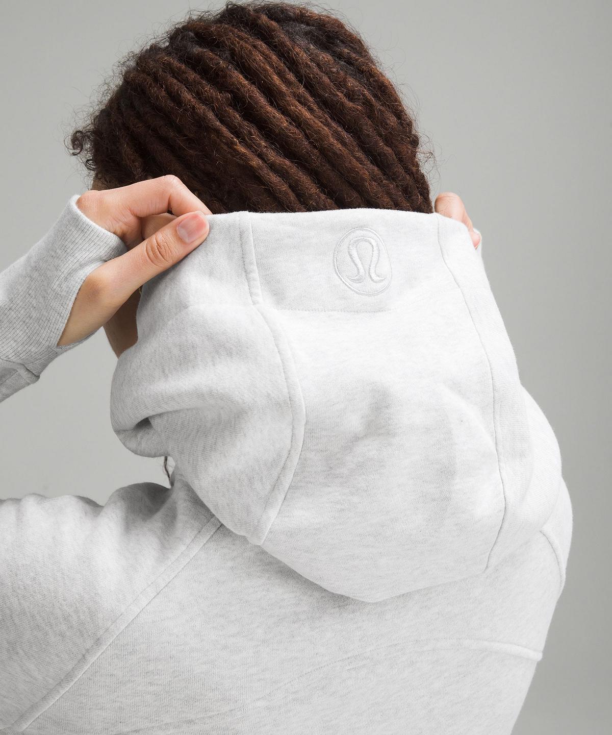 Felpe Con Cappuccio E Maglioni Donna Lululemon Scuba Full-Zip Cropped Grigie Chiaro | IT_LuLu36009