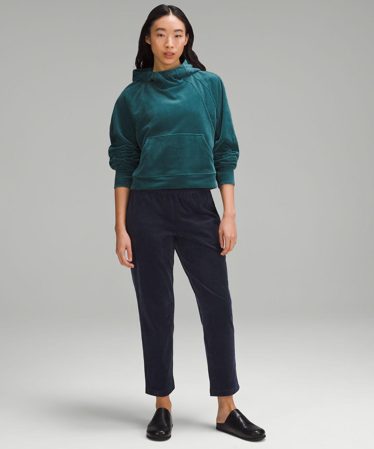 Felpe Con Cappuccio E Maglioni Donna Lululemon Scuba Oversized Verde Acqua | IT_LuLu75766