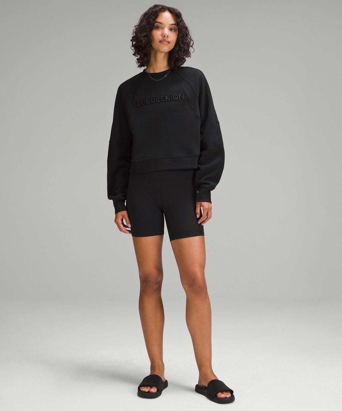 Felpe Con Cappuccio E Maglioni Donna Lululemon Scuba Oversized Pullover Nere | IT_LuLu72827