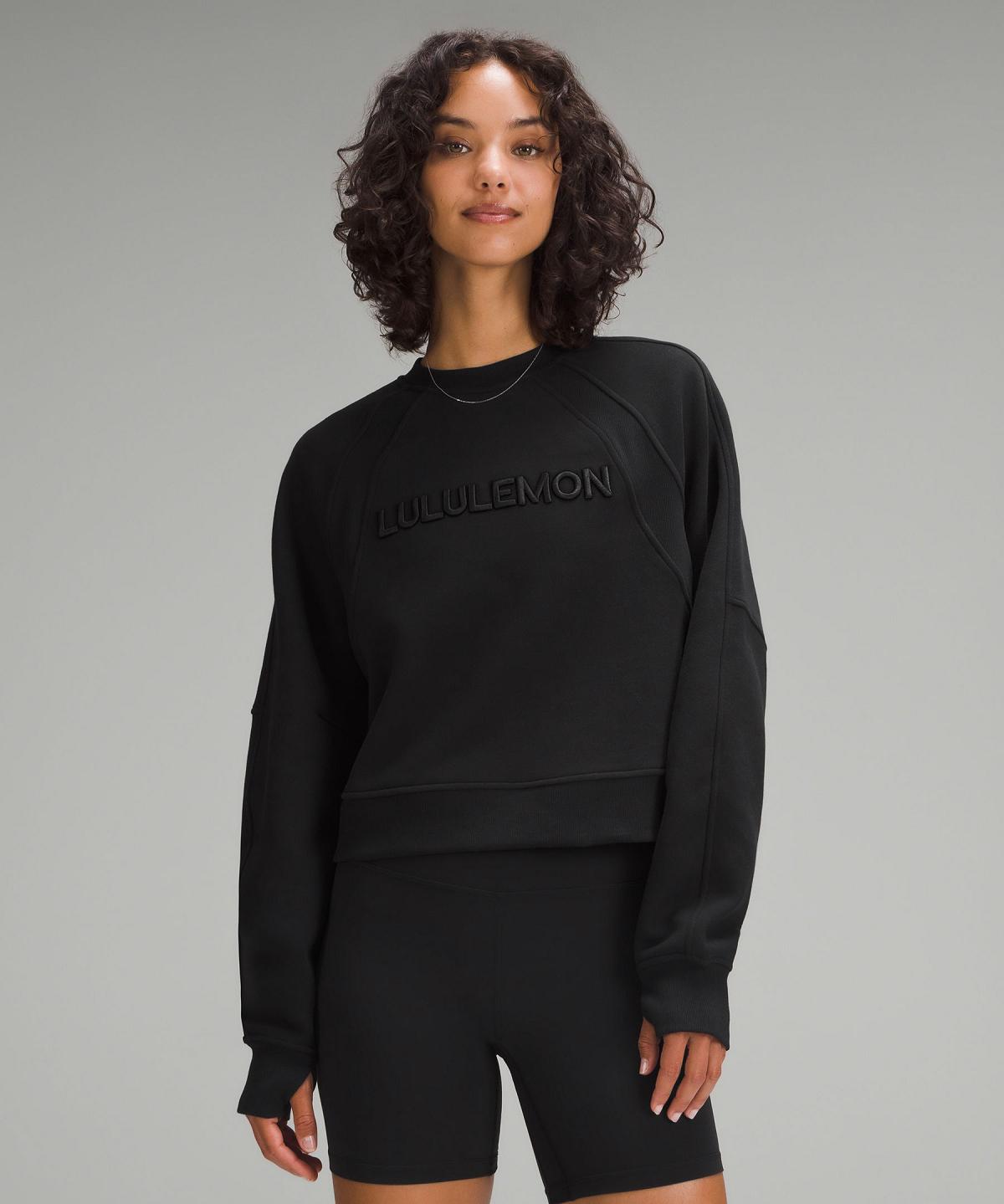 Felpe Con Cappuccio E Maglioni Donna Lululemon Scuba Oversized Pullover Nere | IT_LuLu72827