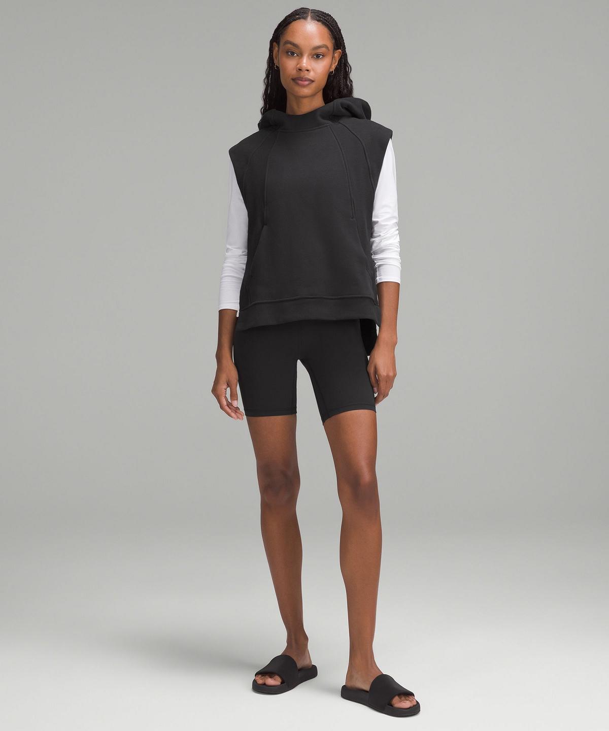 Felpe Con Cappuccio E Maglioni Donna Lululemon Scuba Pullover Sleeveless Nere | IT_LuLu34743