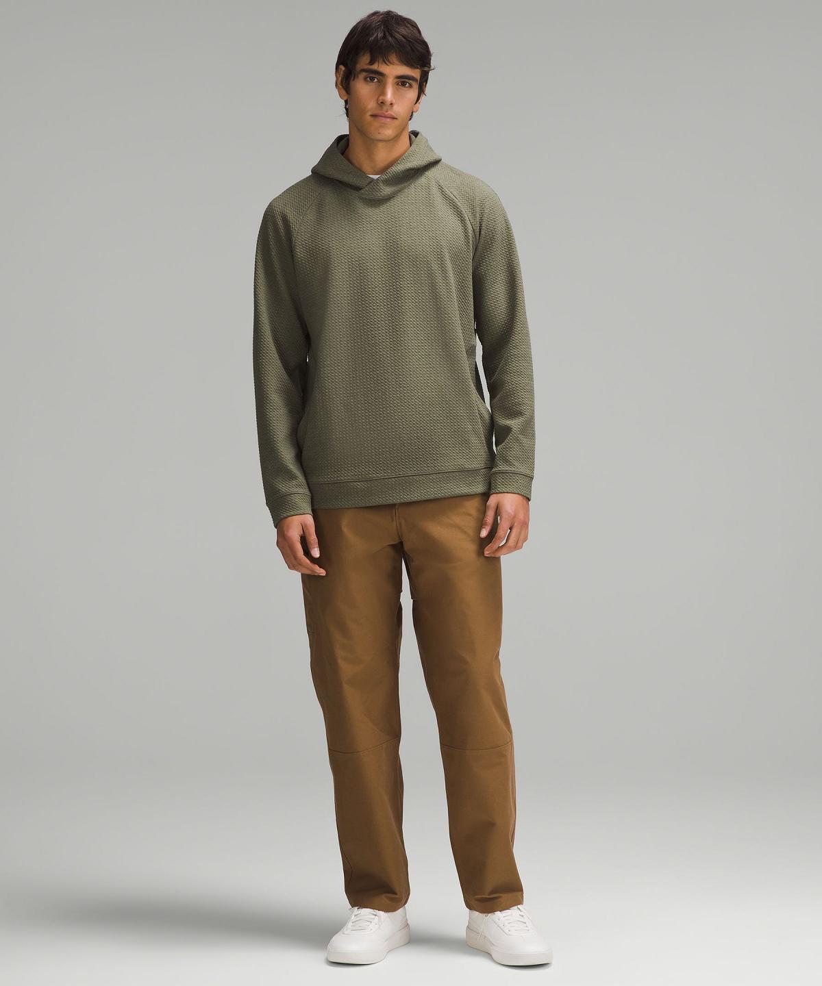 Felpe Con Cappuccio E Maglioni Uomo Lululemon Textured Double-Knit Cotton Verde Oliva | IT_LuLu35546