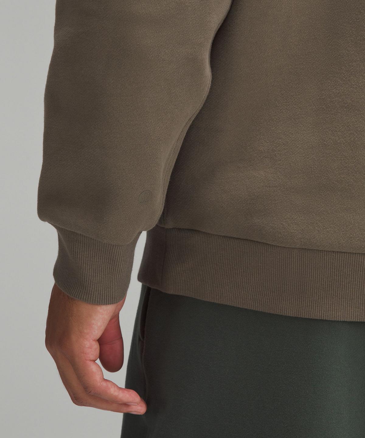 Felpe Con Cappuccio E Maglioni Uomo Lululemon Steady State Half Zip Khaki | IT_LuLu92387