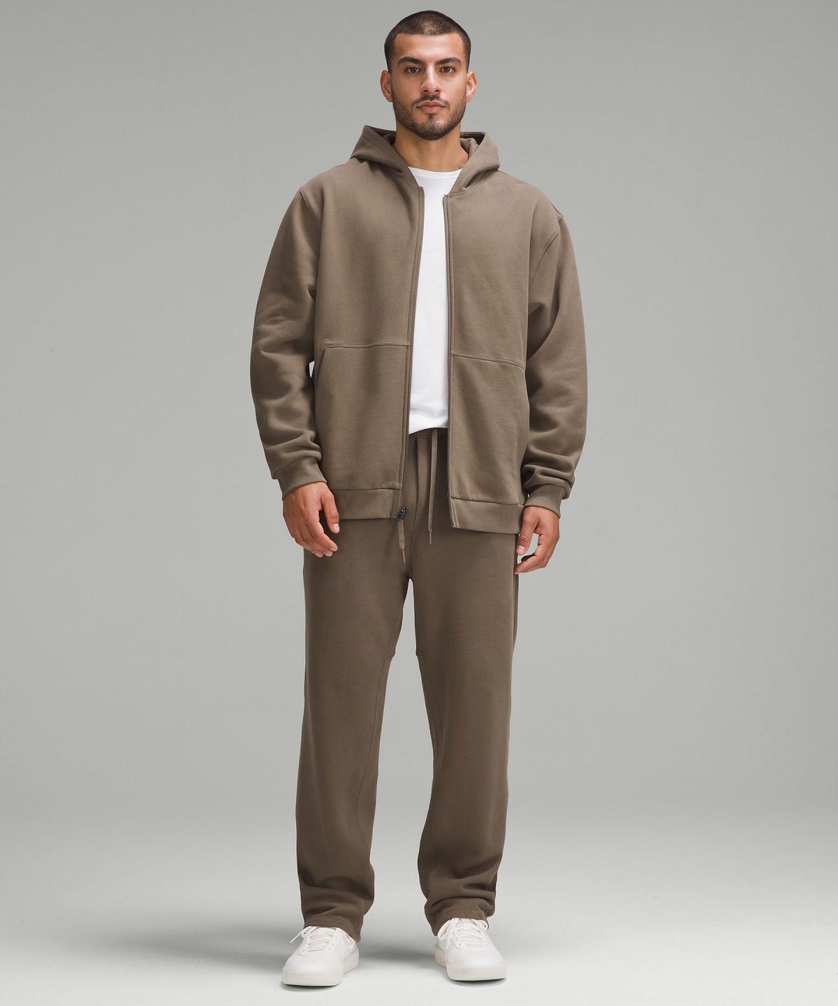 Felpe Con Cappuccio E Maglioni Uomo Lululemon Steady State Full-Zip Khaki | IT_LuLu70634