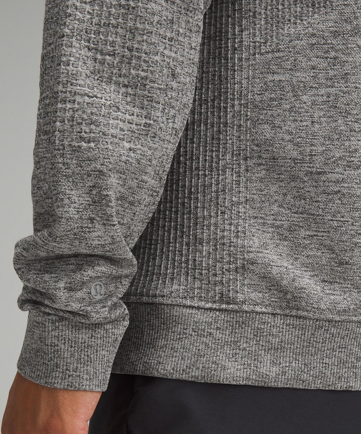 Felpe Con Cappuccio E Maglioni Uomo Lululemon Engineered Warmth Long-Sleeve Crew Grigie Nere | IT_LuLu33522