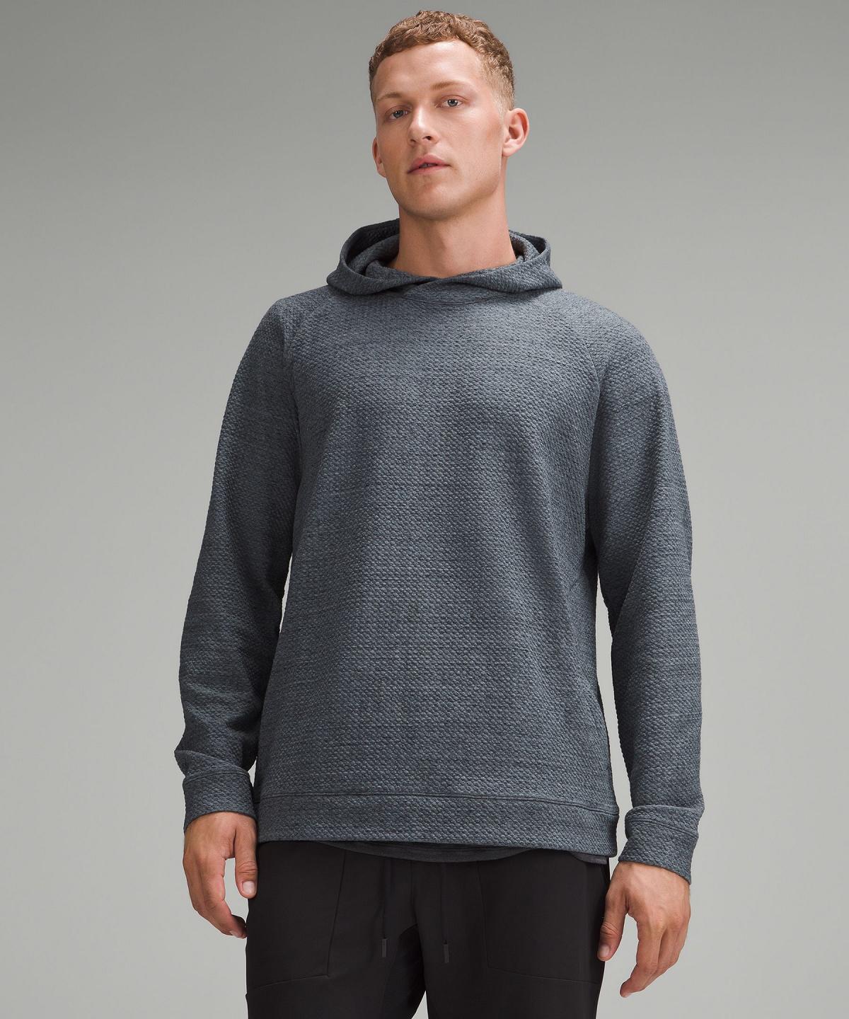 Felpe Con Cappuccio E Maglioni Uomo Lululemon Textured Double-Knit Cotton Grigie | IT_LuLu47711