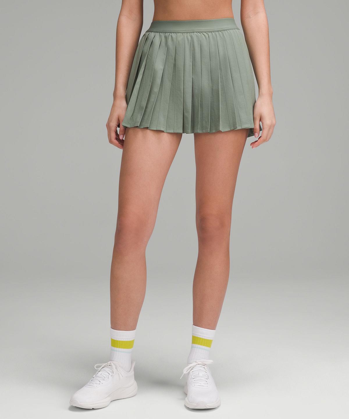 Gonne Donna Lululemon High-Rise Pleated Tennis Grigie Verdi | IT_LuLu31574