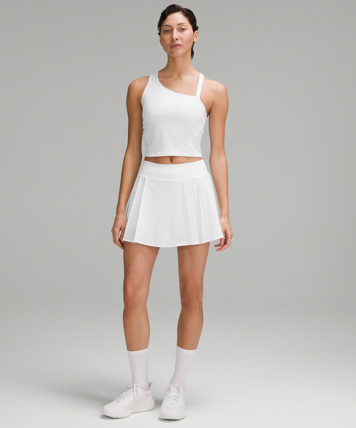 Gonne Donna Lululemon Side-Pleat High-Rise Tennis Bianche | IT_LuLu96469