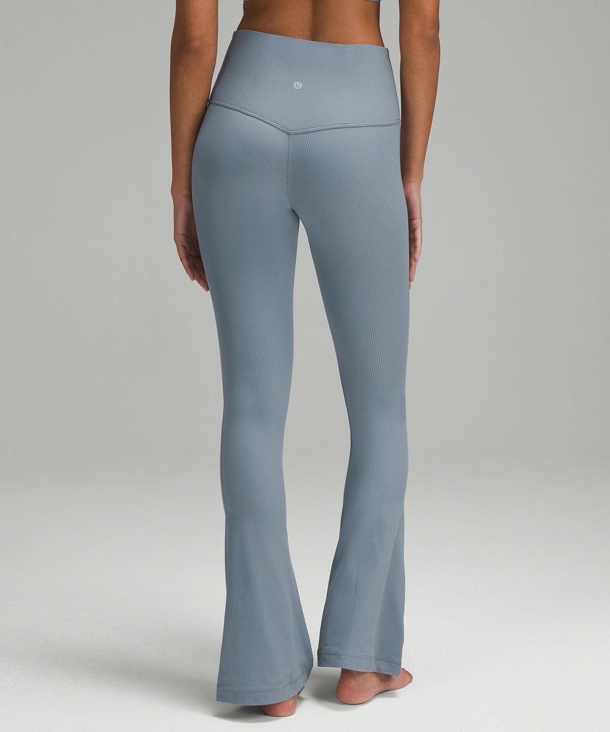 Leggings Donna Lululemon Align™ High-Rise Ribbed Mini-Flare Pant Blu | IT_LuLu56698