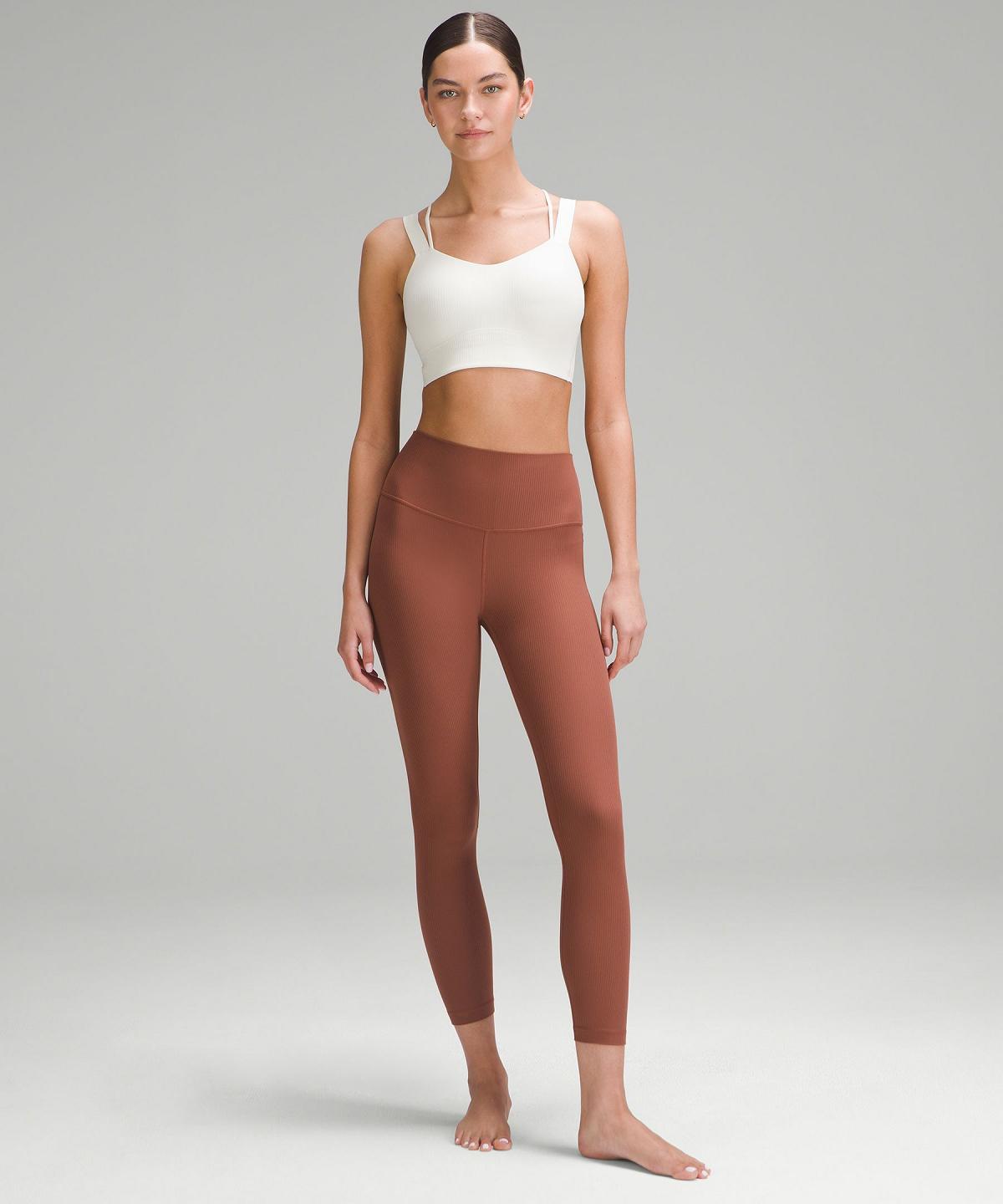 Leggings Donna Lululemon Align™ High-Rise Ribbed Pant 25" Rame | IT_LuLu71976