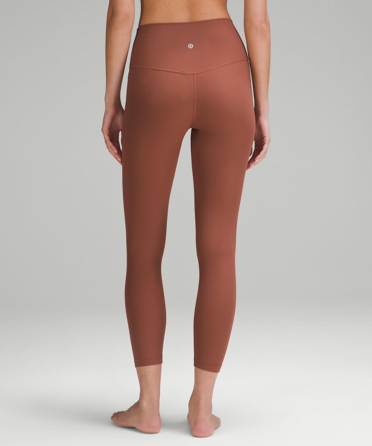 Leggings Donna Lululemon Align™ High-Rise Ribbed Pant 25" Rame | IT_LuLu71976