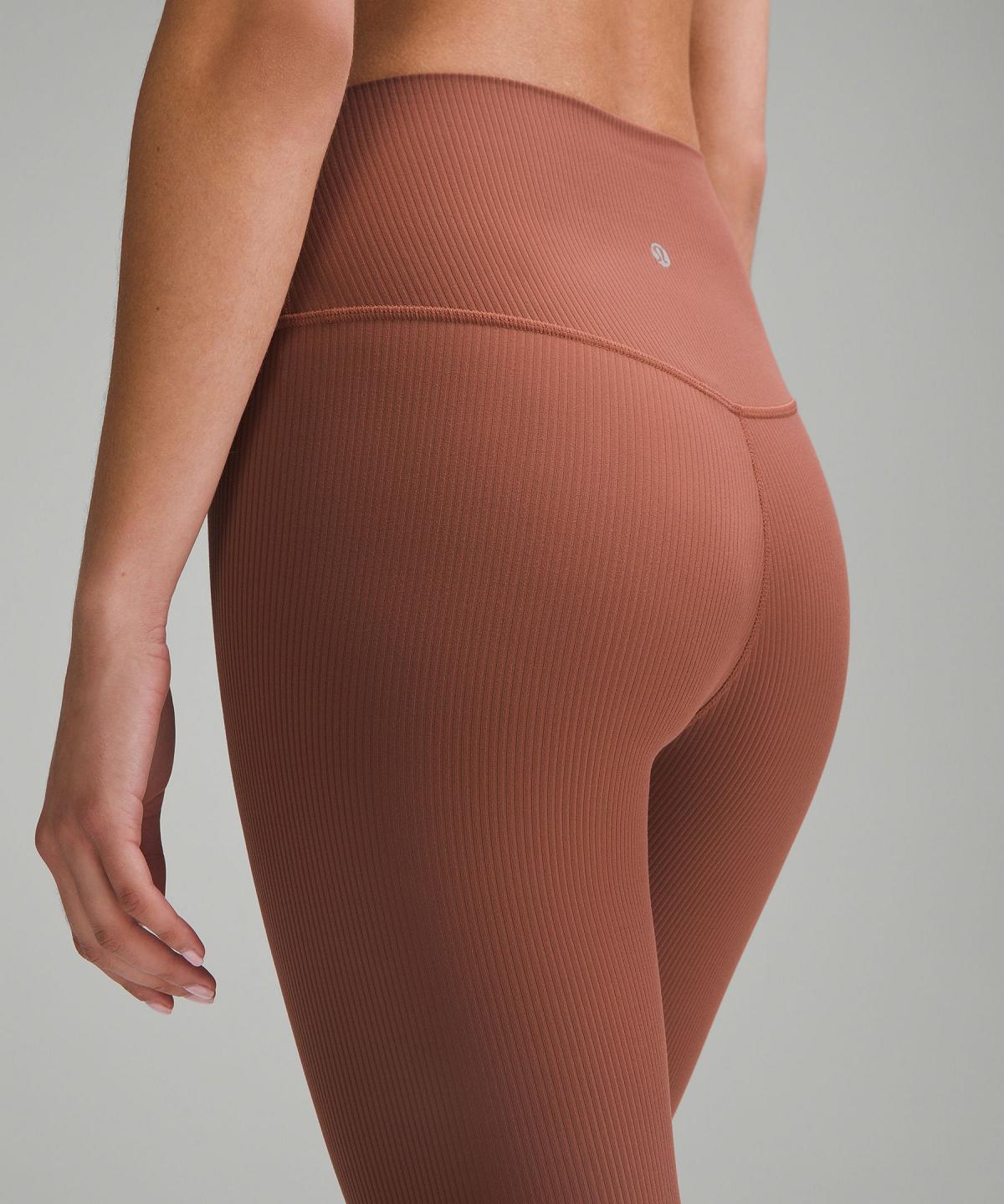 Leggings Donna Lululemon Align™ High-Rise Ribbed Pant 25" Rame | IT_LuLu71976