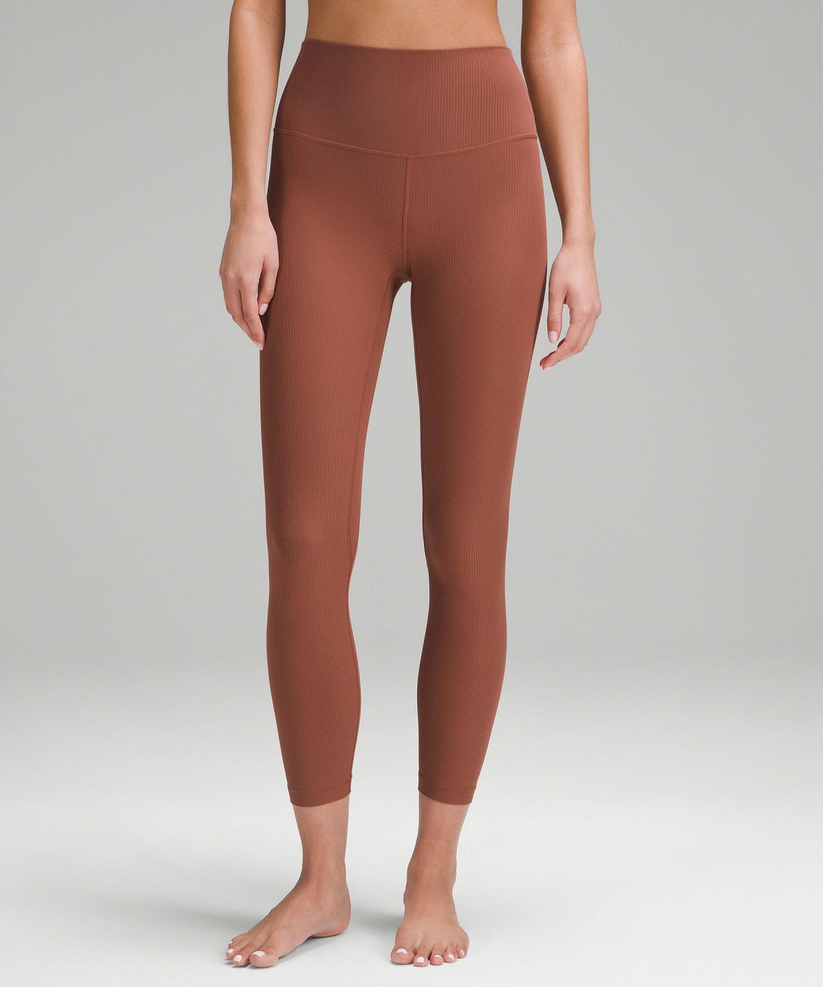 Leggings Donna Lululemon Align™ High-Rise Ribbed Pant 25" Rame | IT_LuLu71976