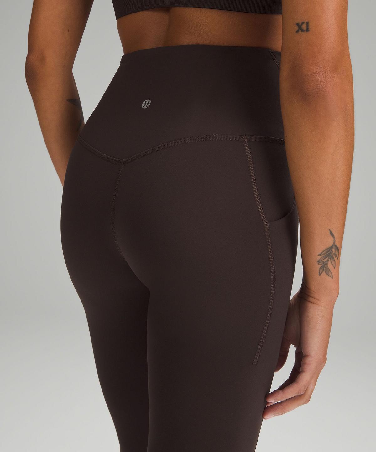 Leggings Donna Lululemon Align™ High-Rise Pant with Pockets 28" Marroni | IT_LuLu94217