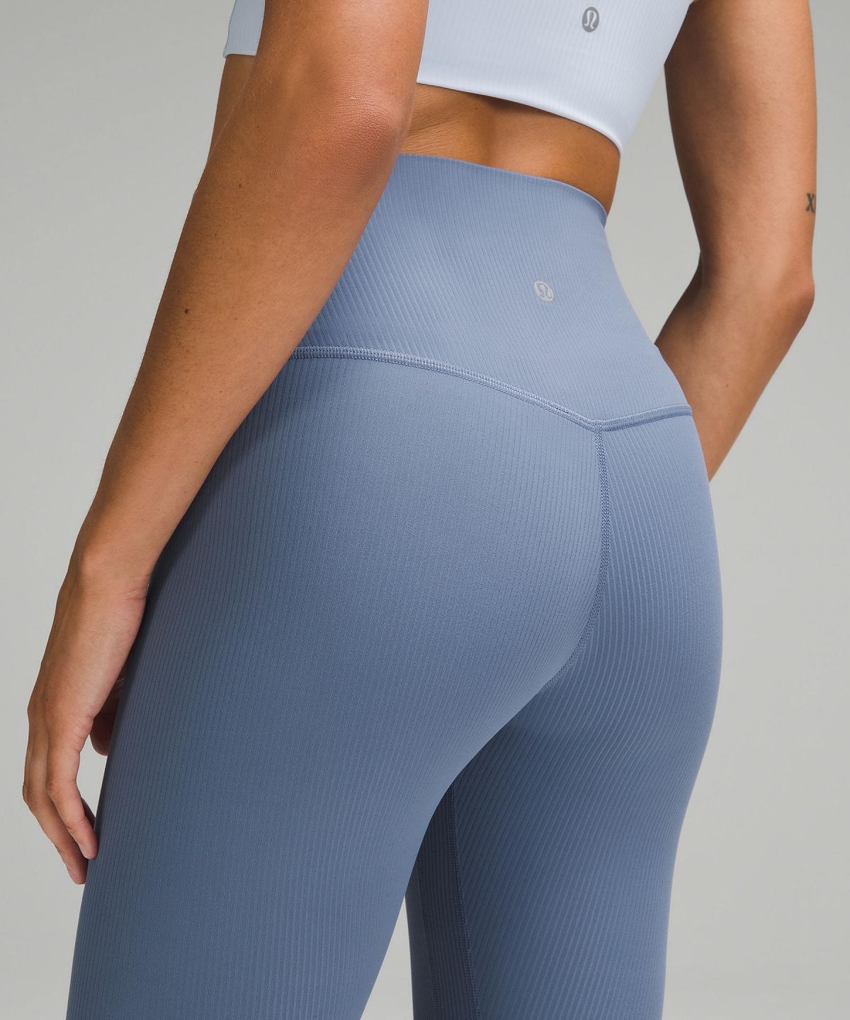 Leggings Donna Lululemon Align™ High-Rise Ribbed Pant 28" Blu | IT_LuLu28382