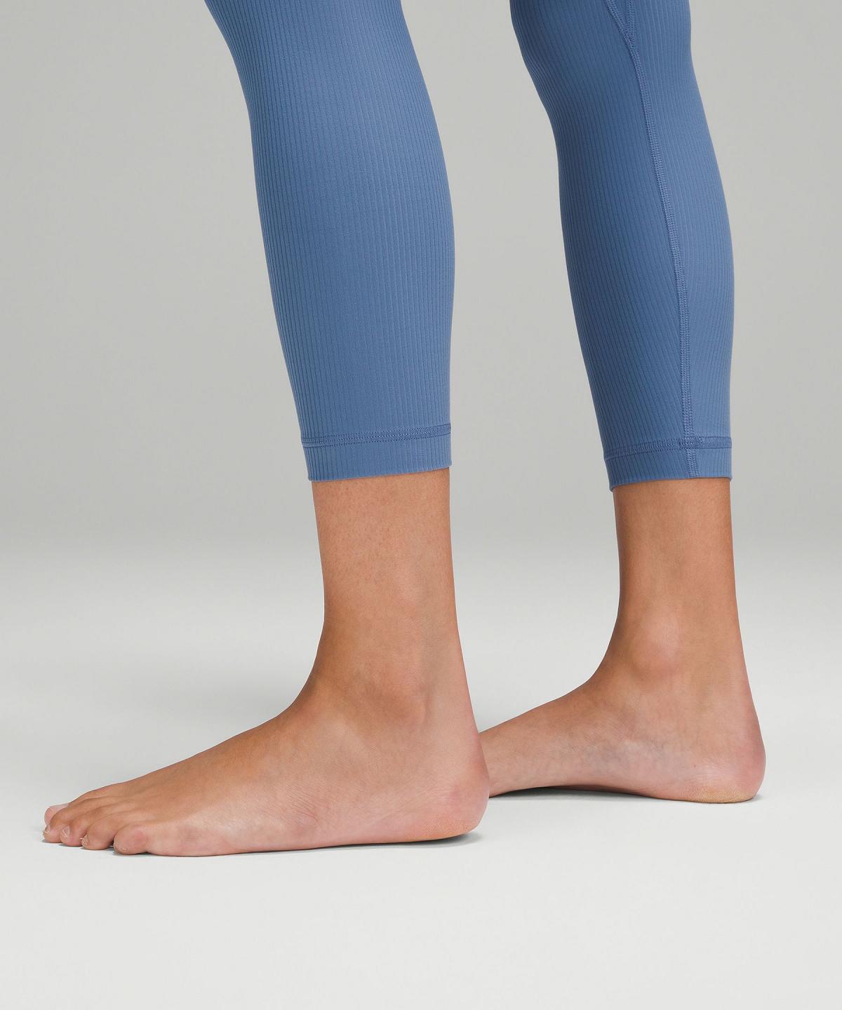 Leggings Donna Lululemon Align™ High-Rise Ribbed Pant 25" Blu | IT_LuLu74052