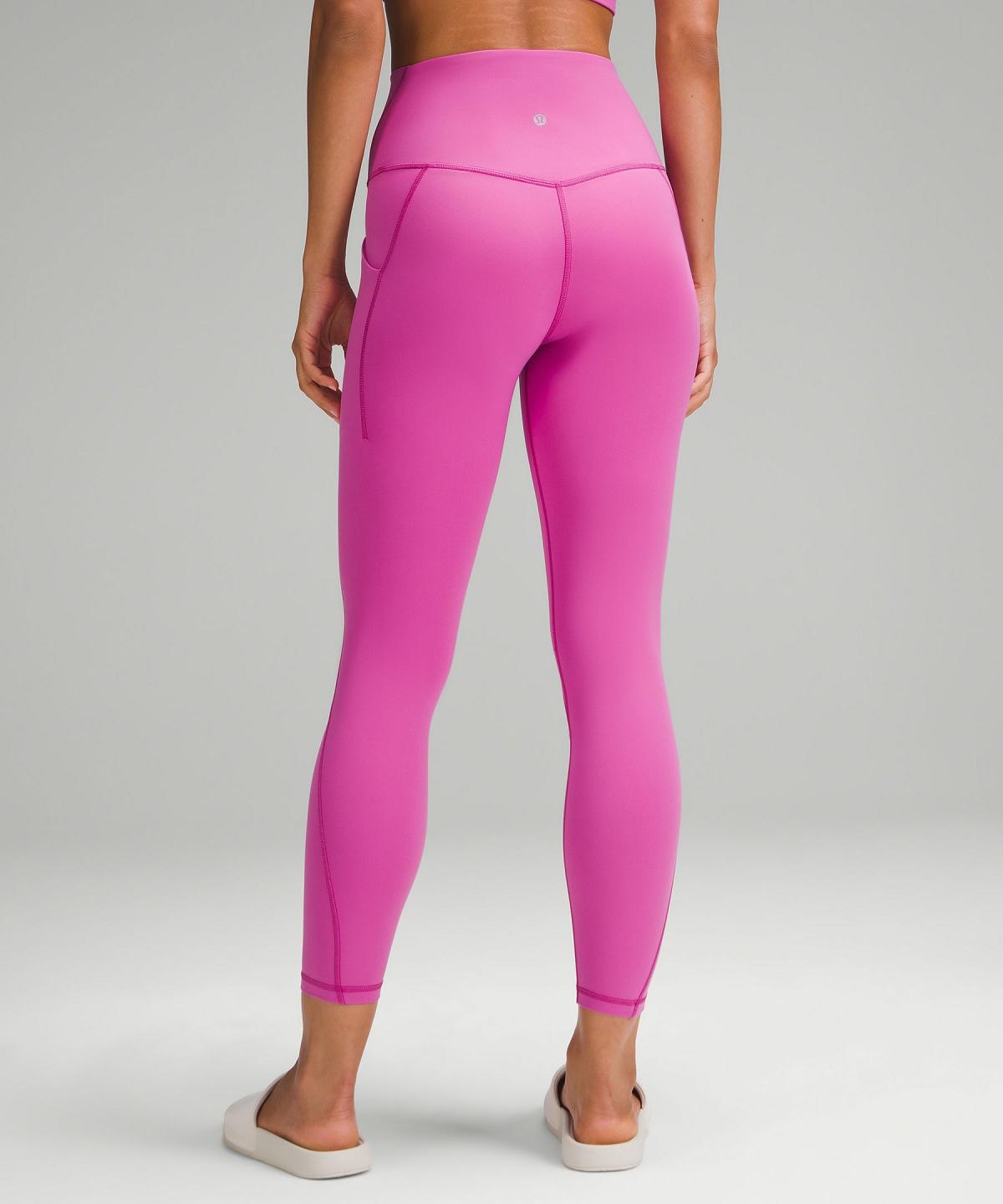 Leggings Donna Lululemon Align™ High-Rise Pant with Pockets 25" Rosa | IT_LuLu15574