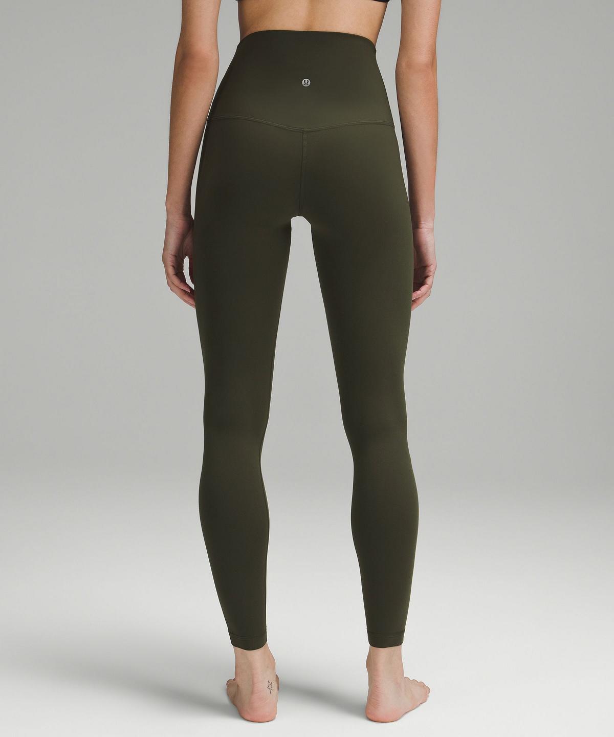 Leggings Donna Lululemon Align™ Super-High-Rise Pant 28" Verde Oliva Scuro | IT_LuLu53919