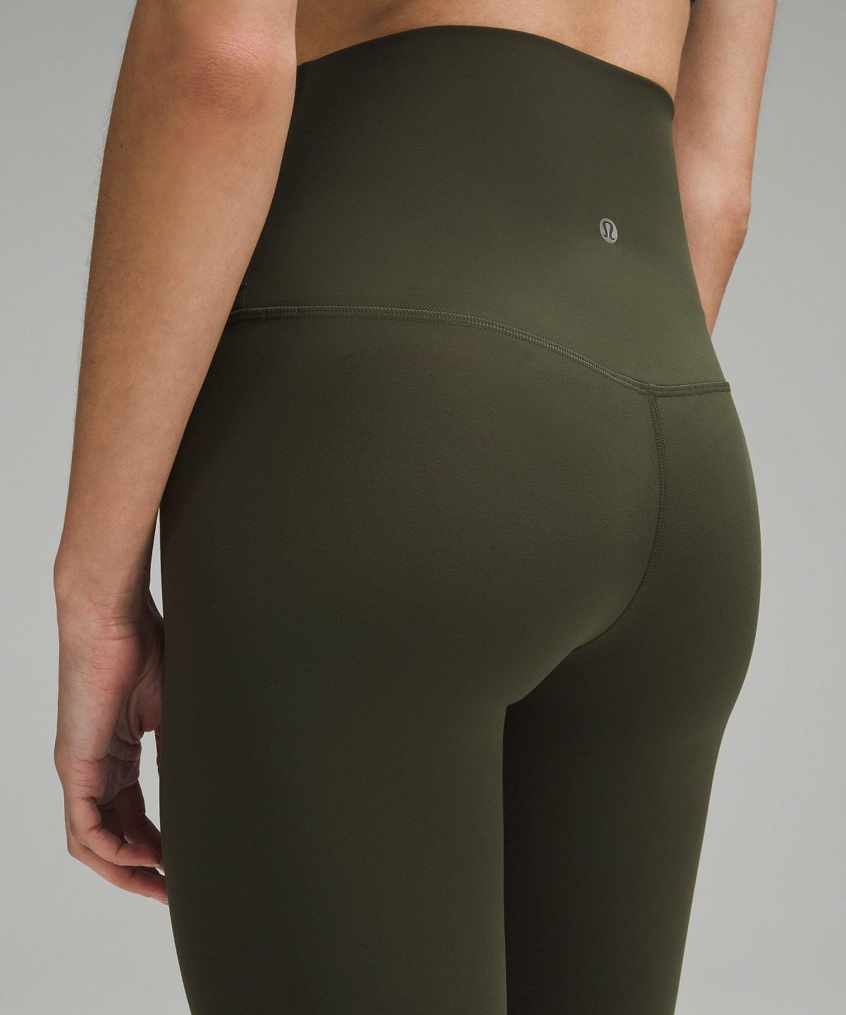 Leggings Donna Lululemon Align™ Super-High-Rise Pant 28" Verde Oliva Scuro | IT_LuLu53919