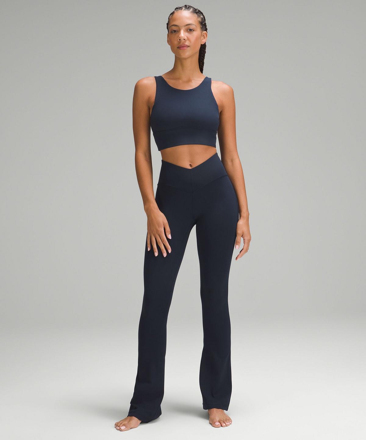 Leggings Donna Lululemon Align™ V-Waist Mini-Flare Pant Blu Marino | IT_LuLu13463