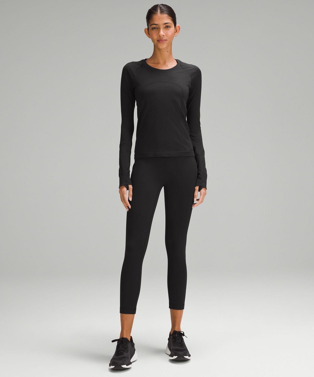 Leggings Donna Lululemon All the Right Places High-Rise Drawcord Waist Crop 23” Nere | IT_LuLu90878