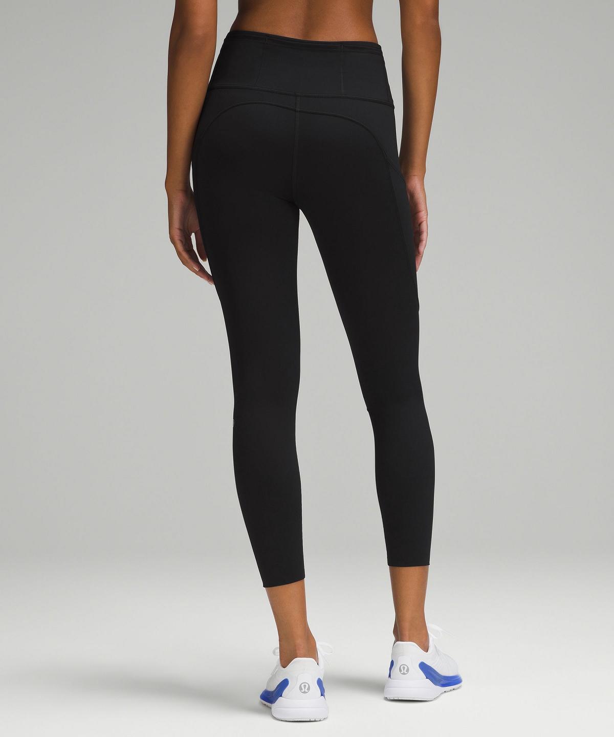 Leggings Donna Lululemon Fast and Free High-Rise Tight 25" Nere | IT_LuLu10806