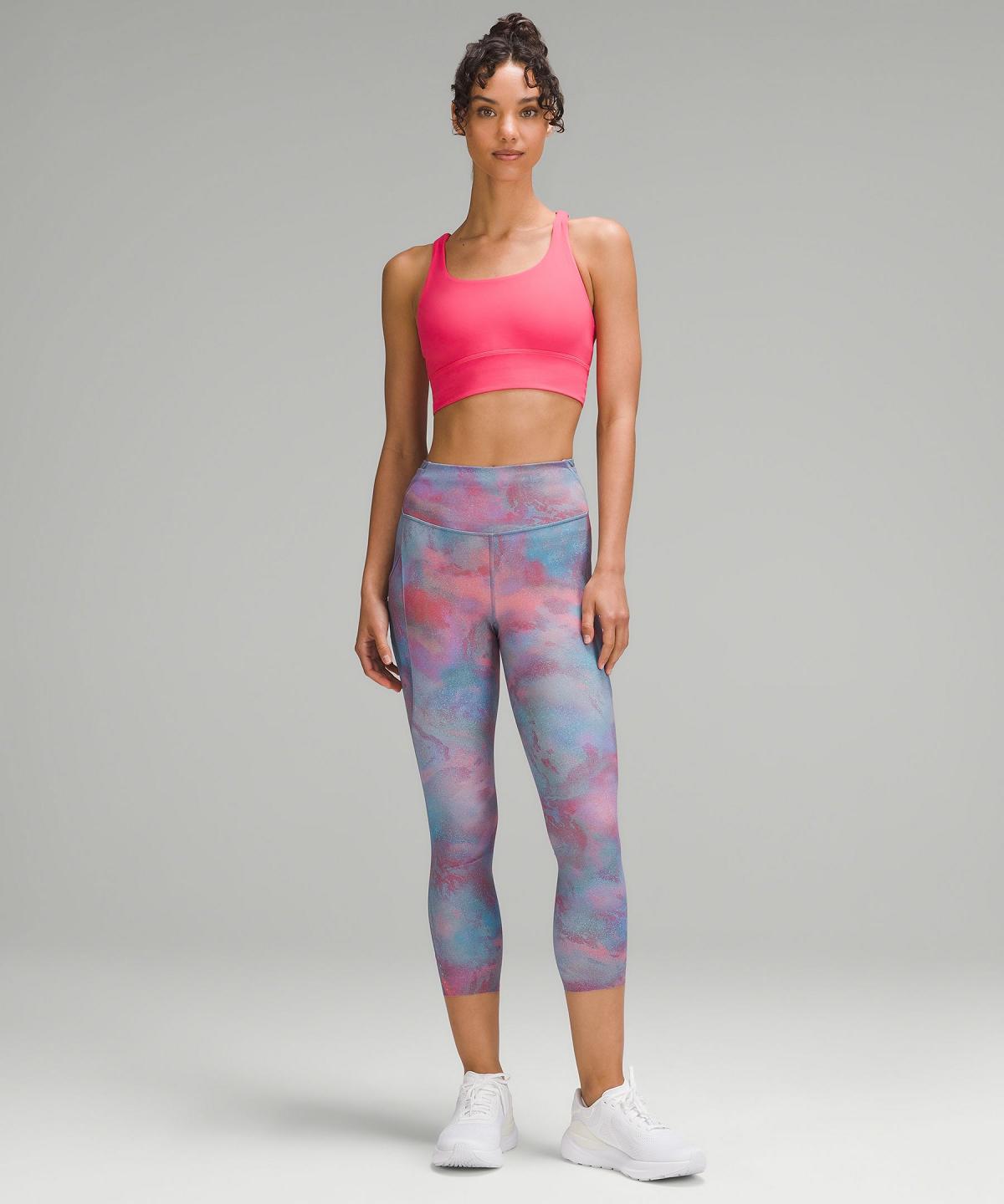 Leggings Donna Lululemon Fast and Free High-Rise Crop 23" Pockets Colorate | IT_LuLu74131