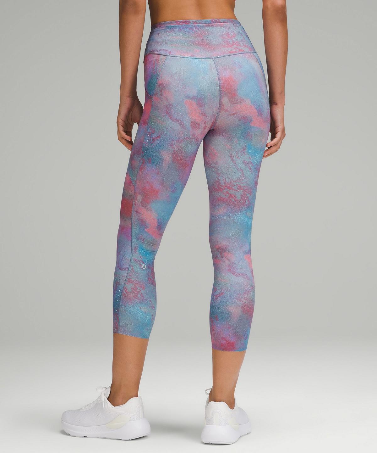 Leggings Donna Lululemon Fast and Free High-Rise Crop 23" Pockets Colorate | IT_LuLu74131