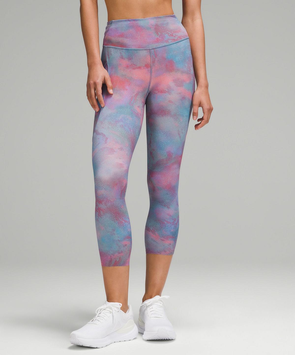 Leggings Donna Lululemon Fast and Free High-Rise Crop 23" Pockets Colorate | IT_LuLu74131