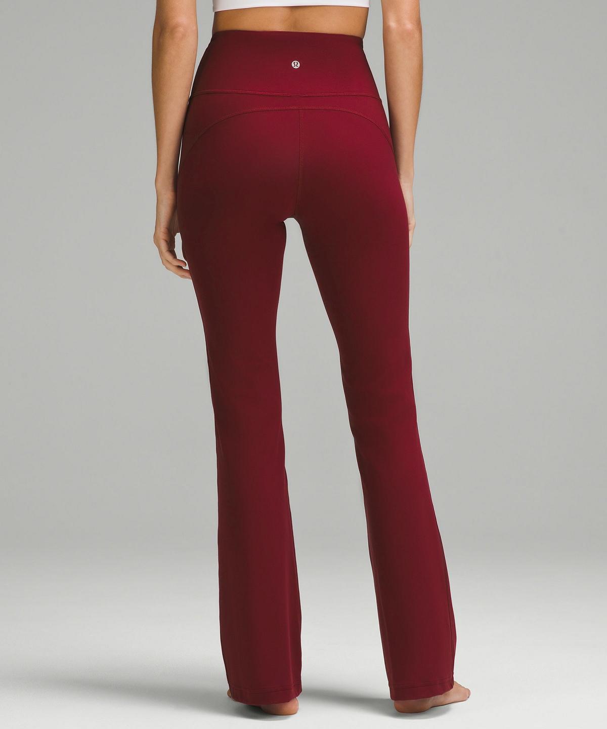 Leggings Donna Lululemon Groove Super-High-Rise Flared Pant Nulu Rosse Bordeaux | IT_LuLu61965