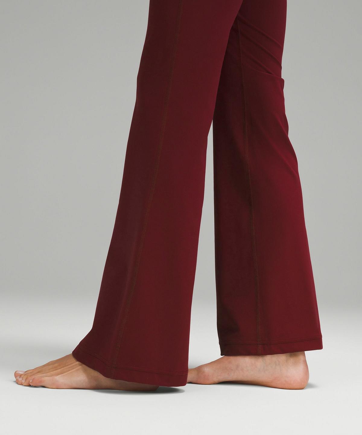 Leggings Donna Lululemon Groove Super-High-Rise Flared Pant Nulu Rosse Bordeaux | IT_LuLu61965