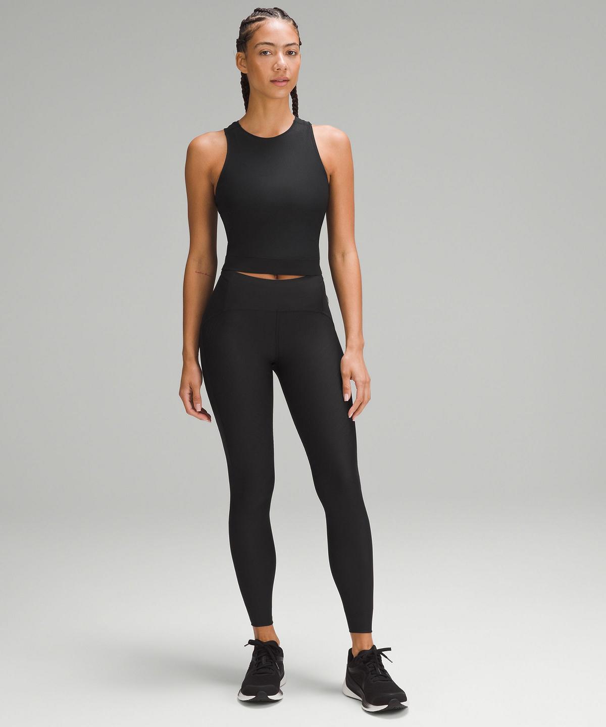 Leggings Donna Lululemon SenseKnit Running High-Rise Tight 28" Nere | IT_LuLu87386