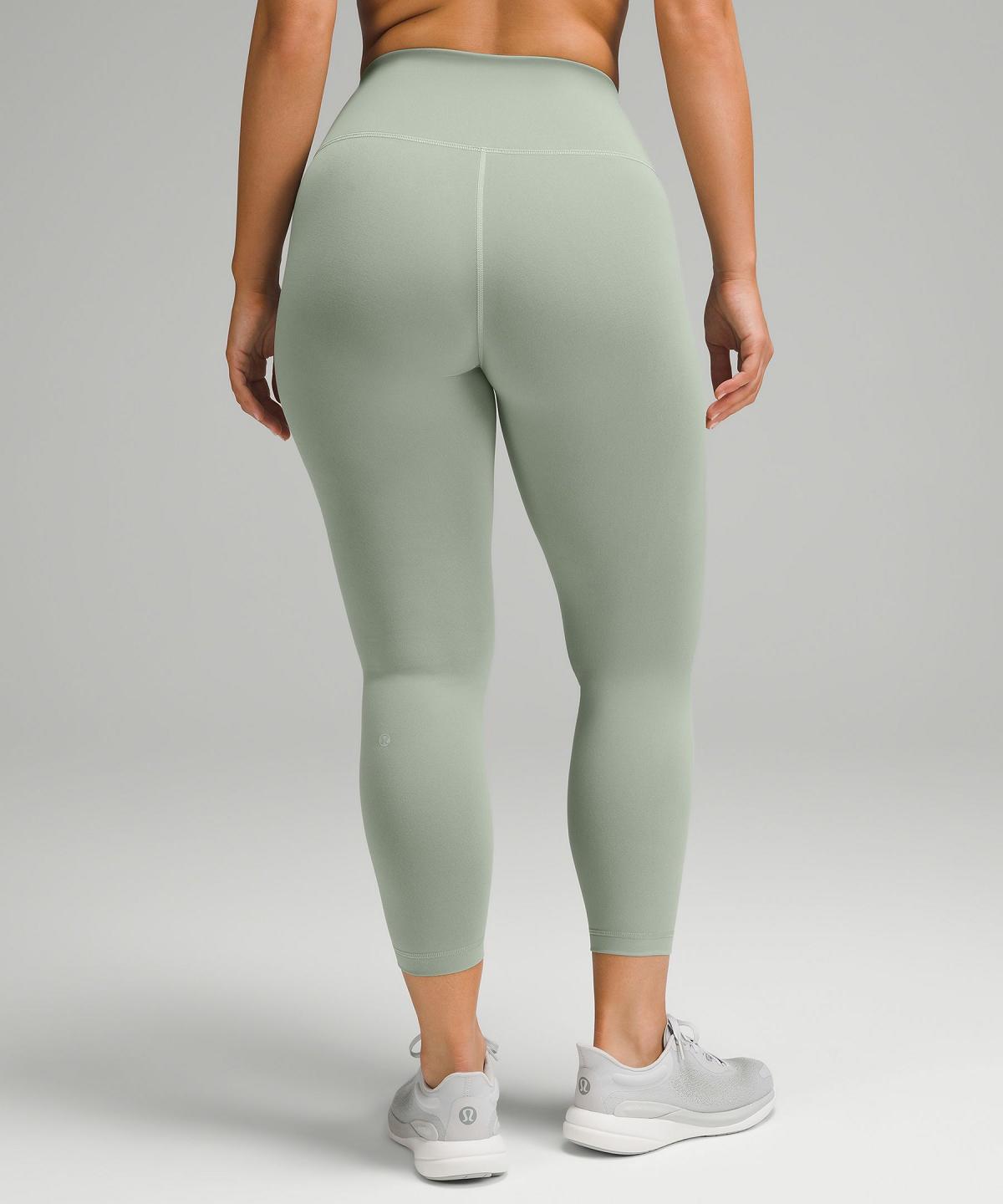 Leggings Donna Lululemon Wunder Train Contour Fit High-Rise Tight 25" Verdi | IT_LuLu24390