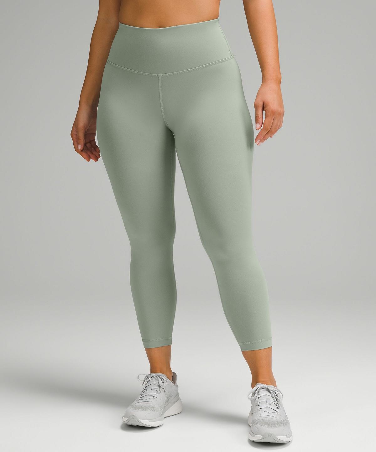 Leggings Donna Lululemon Wunder Train Contour Fit High-Rise Tight 25" Verdi | IT_LuLu24390