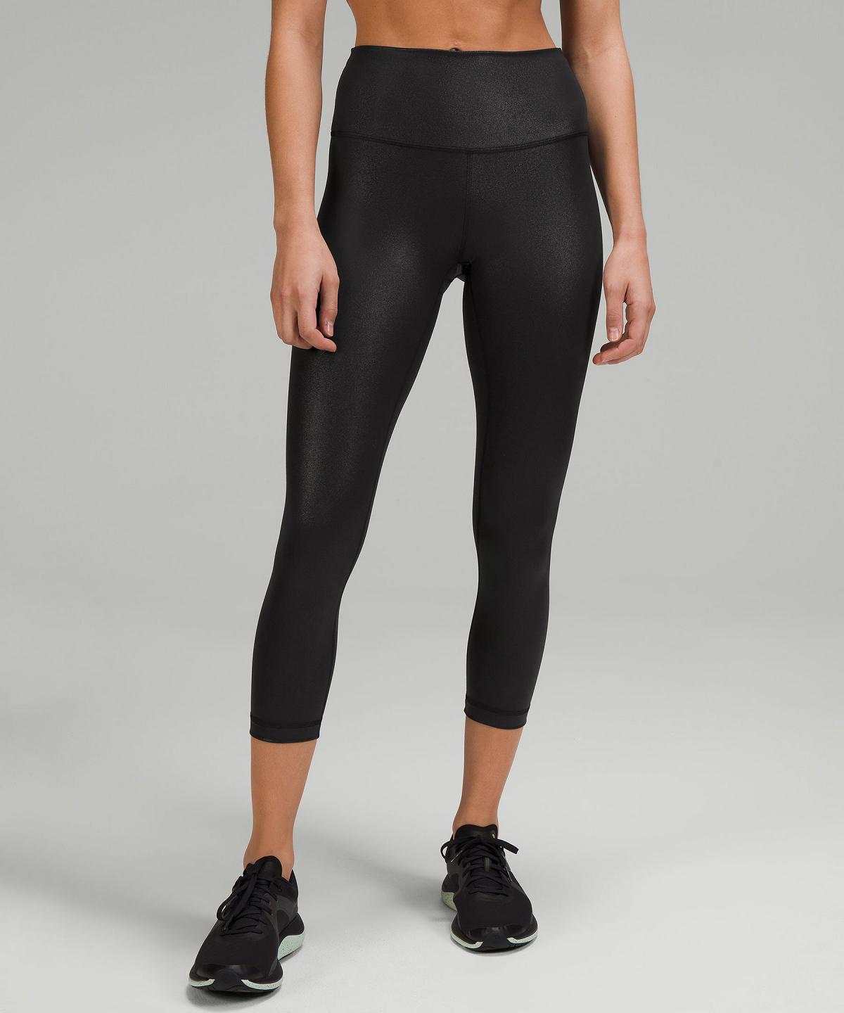 Leggings Donna Lululemon Wunder Train High-Rise Crop 23" Nere | IT_LuLu50491