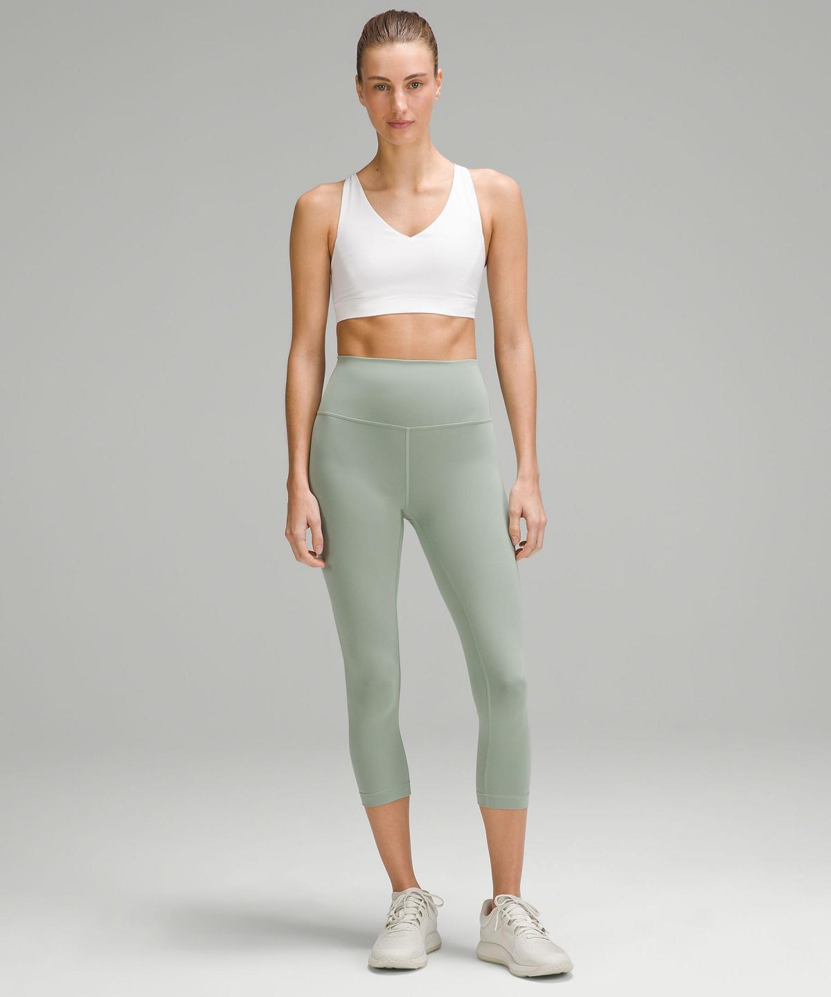 Leggings Donna Lululemon Wunder Train High-Rise Crop 21" Verdi | IT_LuLu99404