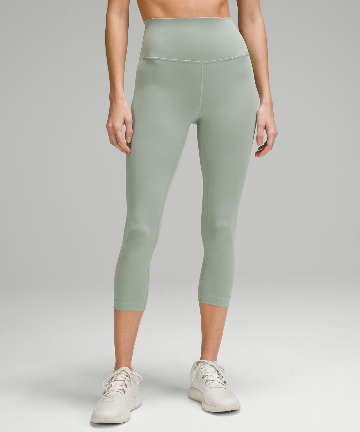 Leggings Donna Lululemon Wunder Train High-Rise Crop 21" Verdi | IT_LuLu99404