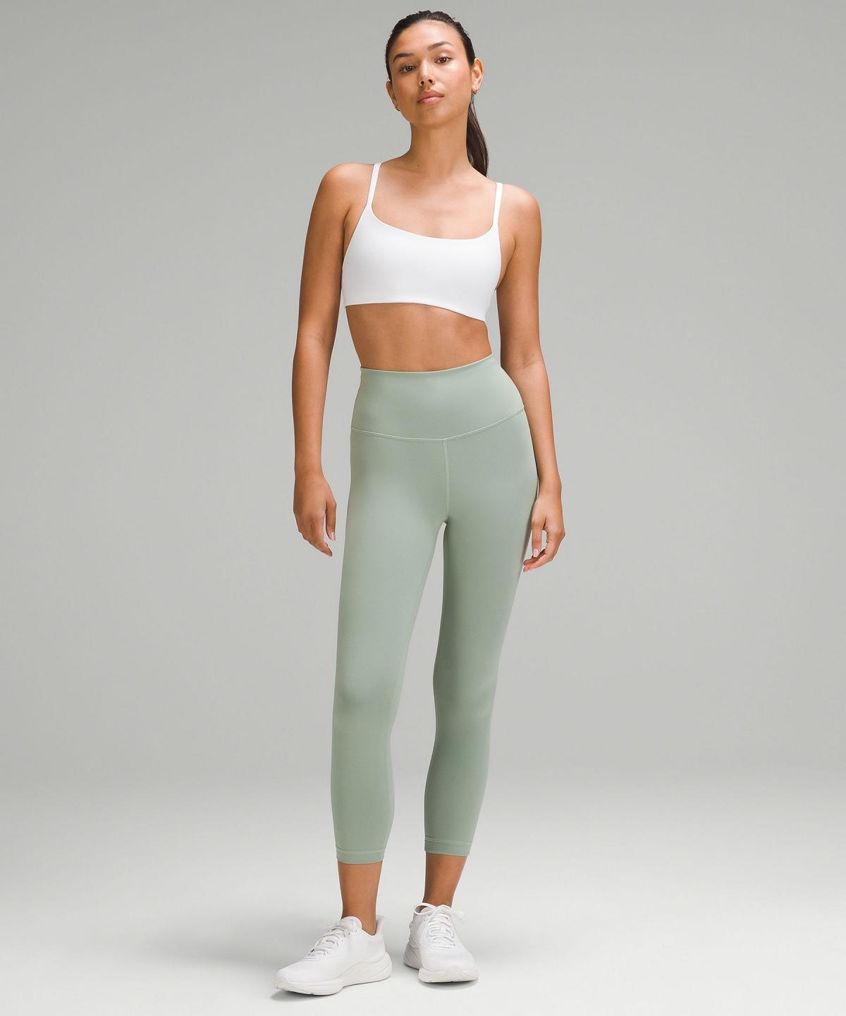 Leggings Donna Lululemon Wunder Train High-Rise Crop 23" Verdi | IT_LuLu45862