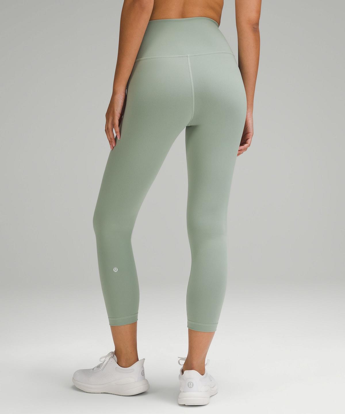 Leggings Donna Lululemon Wunder Train High-Rise Crop 23" Verdi | IT_LuLu45862