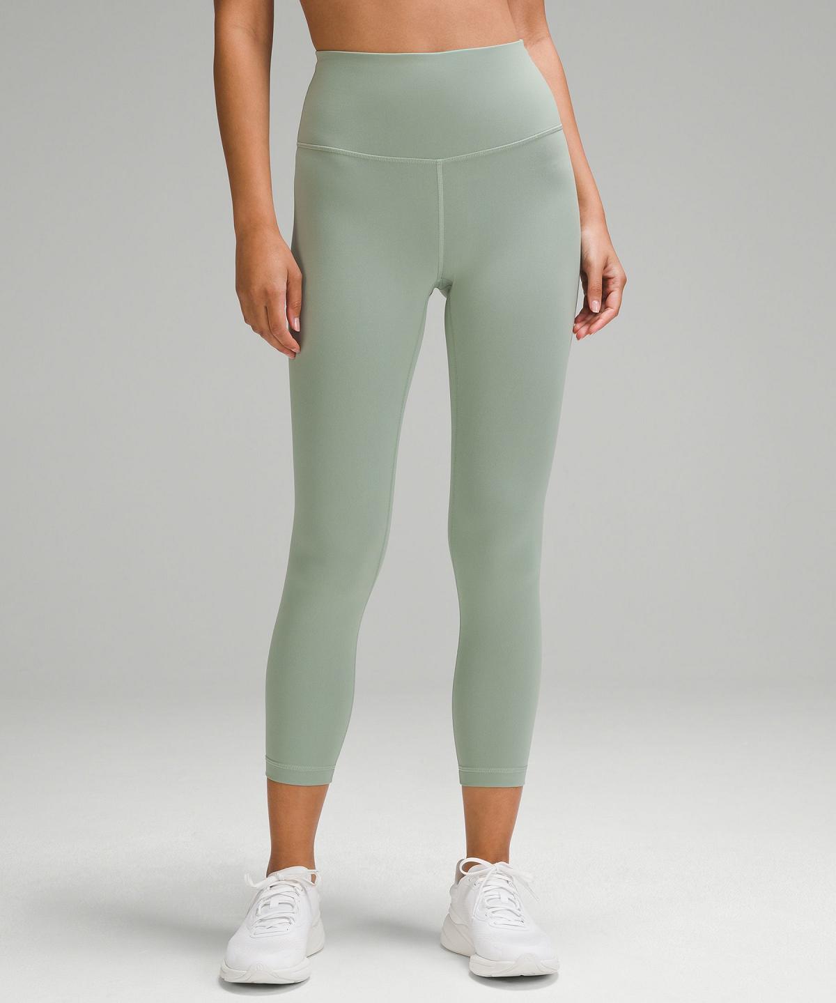 Leggings Donna Lululemon Wunder Train High-Rise Crop 23" Verdi | IT_LuLu45862