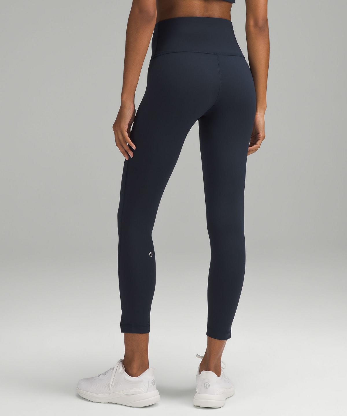 Leggings Donna Lululemon Wunder Train High-Rise Tight 25" Blu Marino | IT_LuLu28316