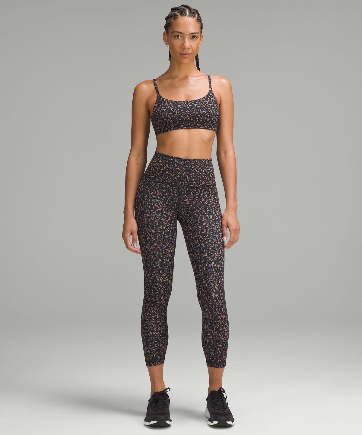 Leggings Donna Lululemon Wunder Train High-Rise Crop 23" Rosa Colorate | IT_LuLu57915