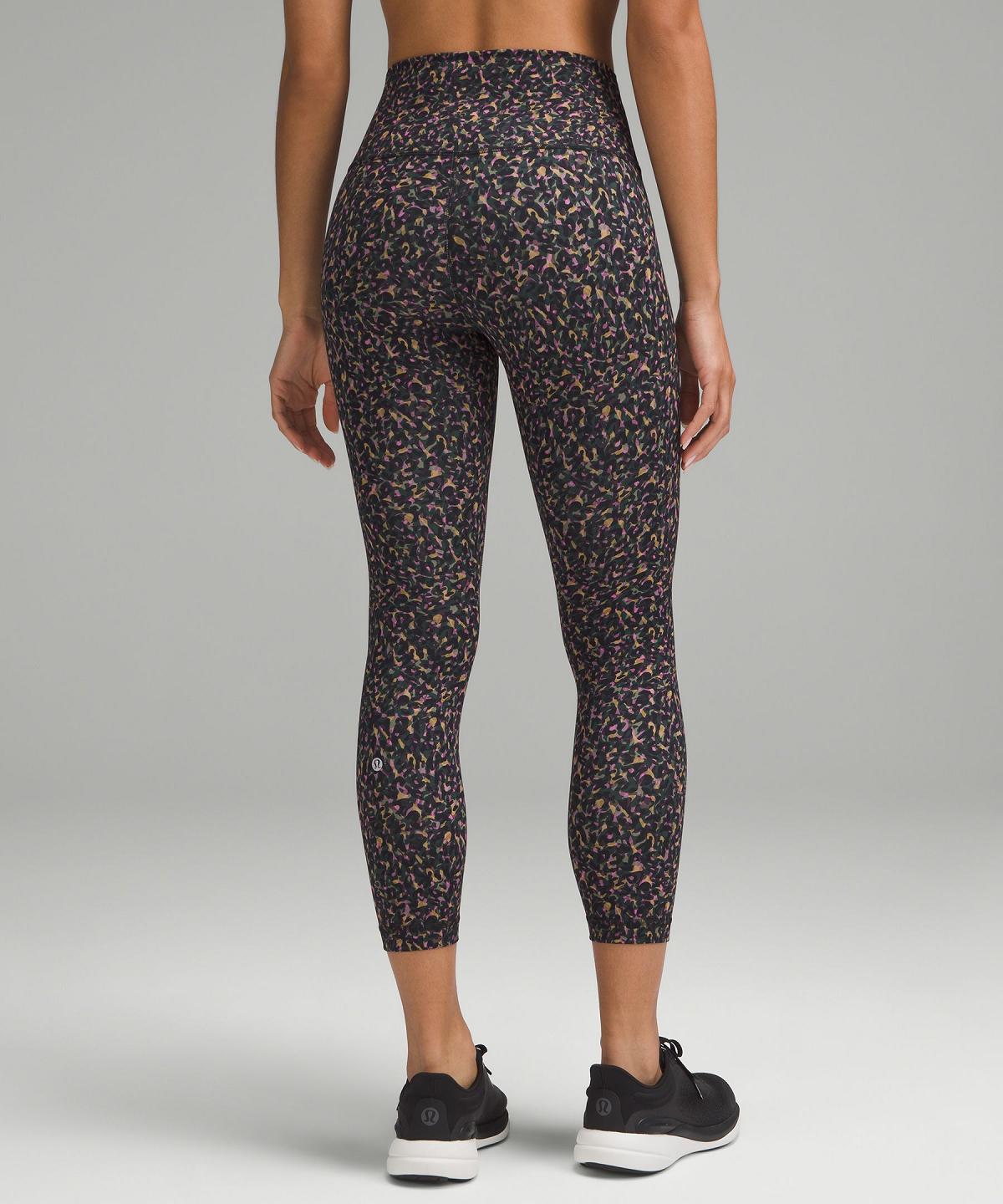 Leggings Donna Lululemon Wunder Train High-Rise Crop 23" Rosa Colorate | IT_LuLu57915