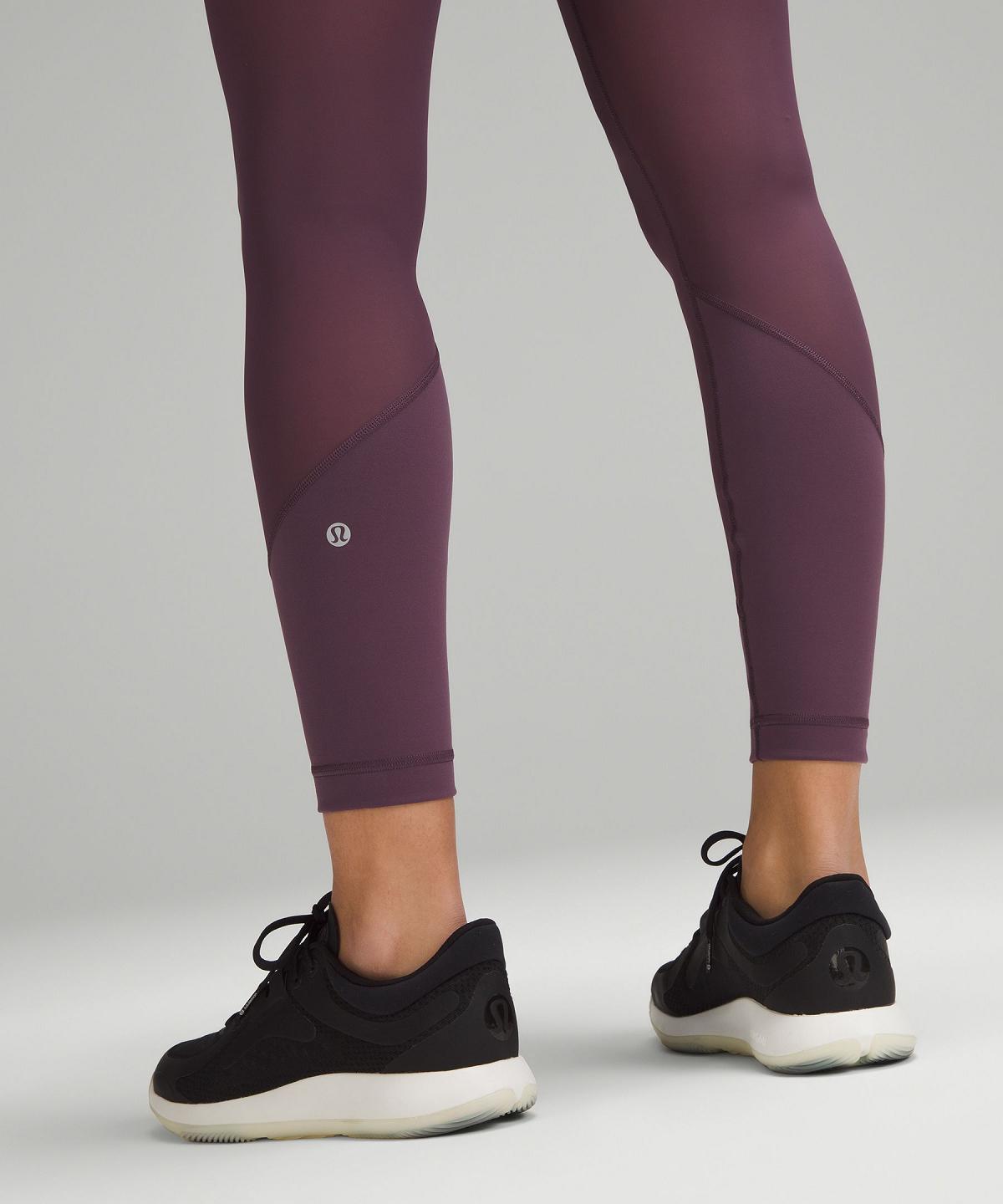 Leggings Donna Lululemon Wunder Train Mesh High-Rise Tight 25" Viola | IT_LuLu22397