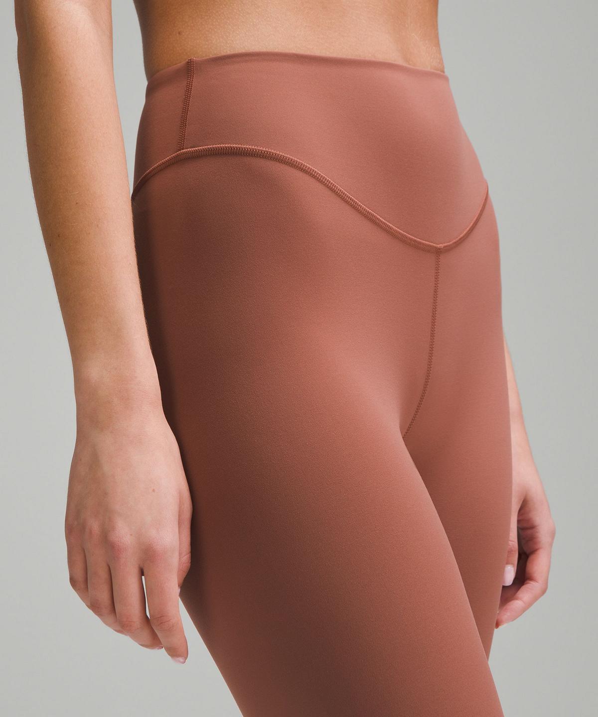 Leggings Donna Lululemon Wunder Under SmoothCover High-Rise Tight 28" Rame | IT_LuLu18990