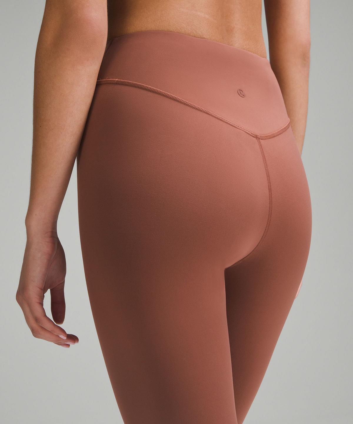 Leggings Donna Lululemon Wunder Under SmoothCover High-Rise Tight 28" Rame | IT_LuLu18990